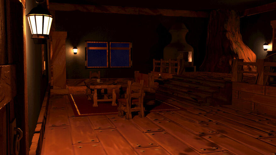 Alchemist Room - Living Room View