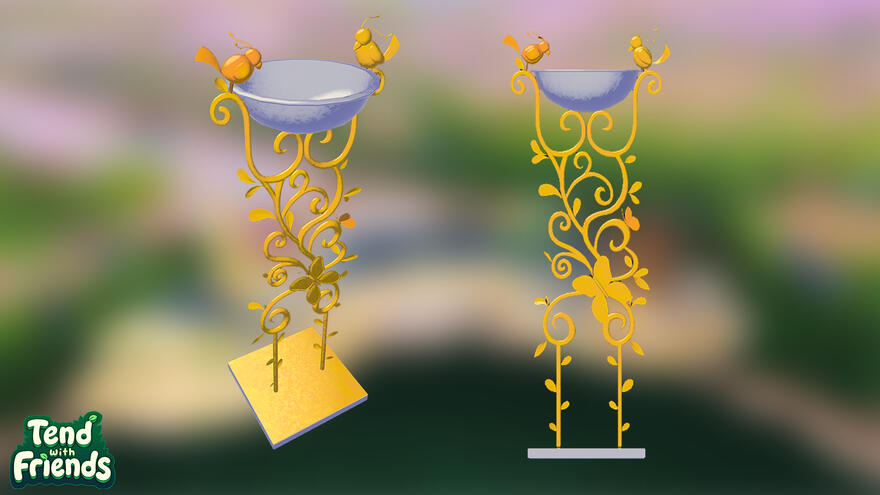 Tend With Friends - Decoration Bird Bath