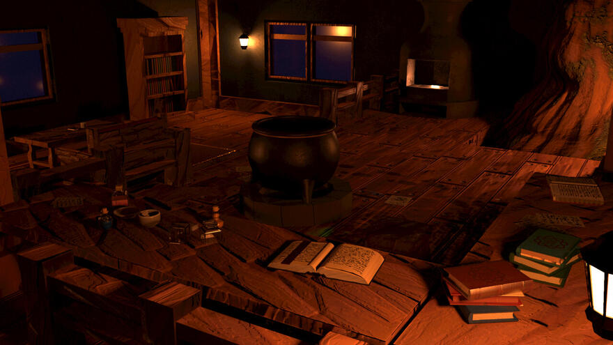 Alchemist Room - Desk View