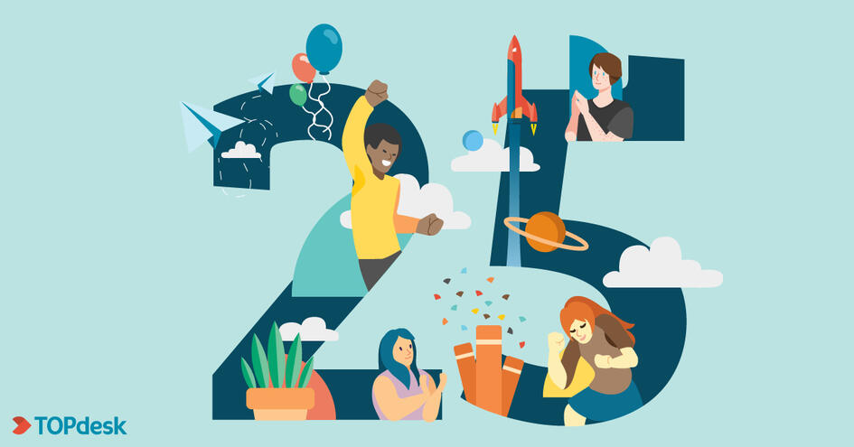 TOPdesk 25th Social Post