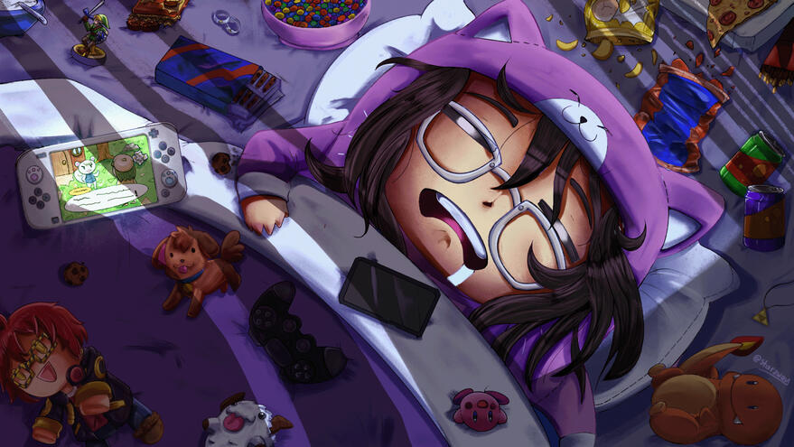 YuyuNeko - Twitch End Banner