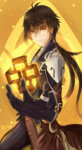 Zhongli - Genshin Impact Fanart